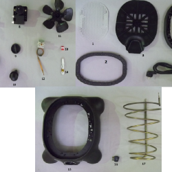 LS 2400 ESTOVE KONVEK. ISITICI SİYAH