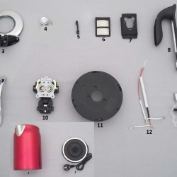 ADELL ÇELİK KETTLE- KIRMIZI