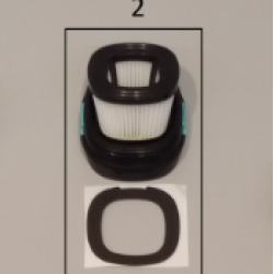 2.parça BOLT X PLUS 8472 HAVA ÇIKIŞ HEPA FILTRE