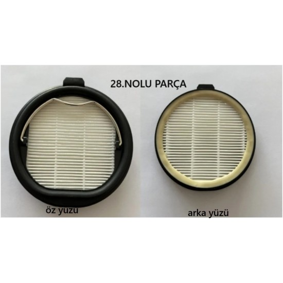 FAKİR BOLT X PLUS AQUA 8472 HAZNE İÇİ  HEPA FILTRE