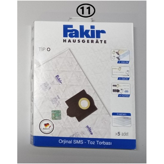 11.PARÇA SMS TOZ TORBA - TIP O