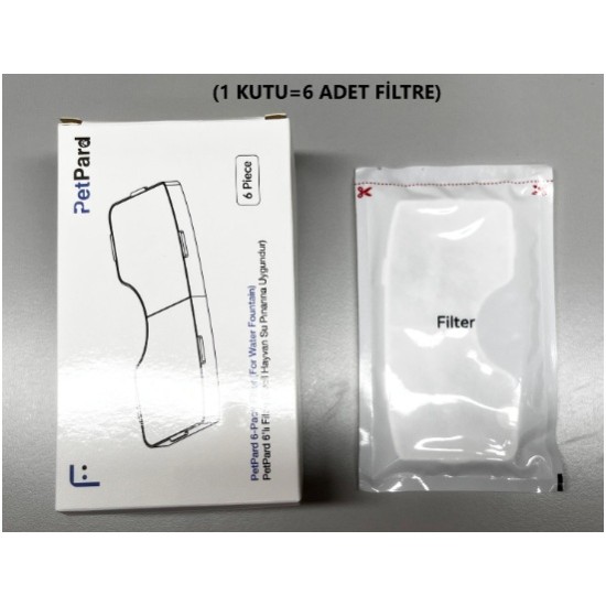 FAKİR PETPARD WFF-01 SU PINARI 6'LI FİLTRE