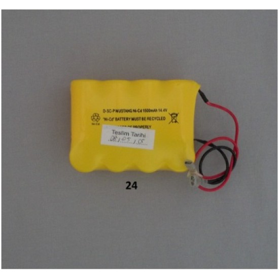 24.parça RCT 144 BATARYA 14,4 V 1500 mAh.