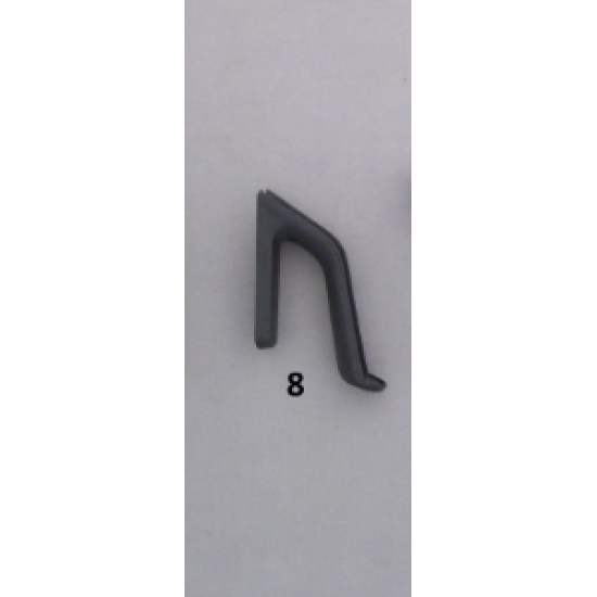 8.parça RIVER/SHINY DEMLIK SAP ALT KAPAK (SIYAH)