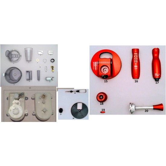 MR CHEF QUADRO BLENDER SET- KIRMIZI