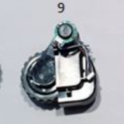 9.PARÇA ROBERT RS 710-720 YURUME MOTORU KOMPLE SAG-R