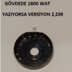 22.parça TEMPER GOVDE ALT KAPAK SIYAH 1800 WAT VER.2