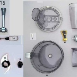 MR CHEF QUADRO BLENDER SET- GRI