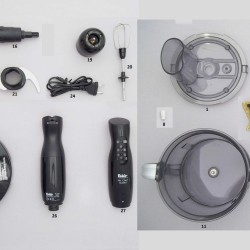 MR CHEF QUADRO BLENDER SET- SİYAH