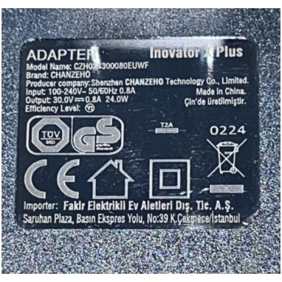 20.parça INOVATOR X/X PLUS 7286-7272-7269 ADAPTOR 
